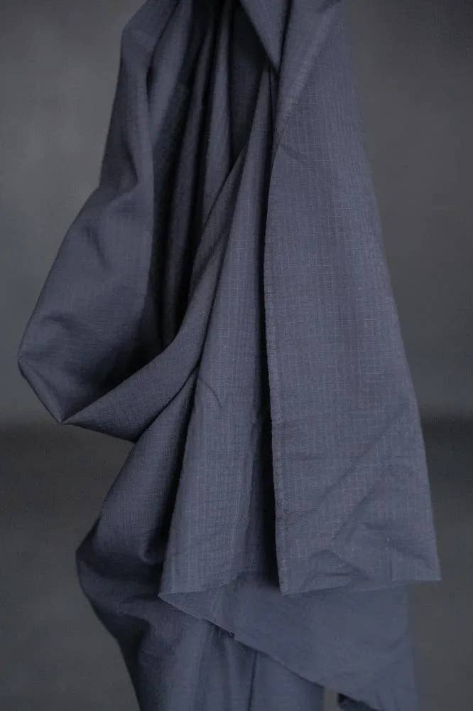 Neptune Indian Cotton Dark Inky Blue - by Merchant & Mills