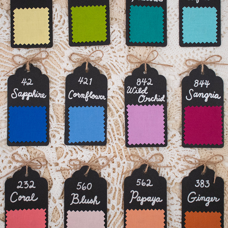 Happy Place Solids #5 Fat Quarter Bundle of 12 by Anna Maria Textiles
