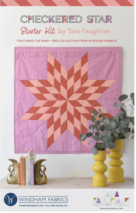 Quilt Starter Kit - Checkered Star by Tara Faughnan x Windham Fabrics
