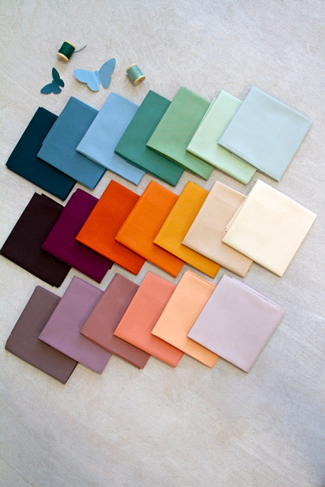 AGF Premium PURE Solids FQ Bundle, Suzy Quilts Edition - 20 Fat Quarters