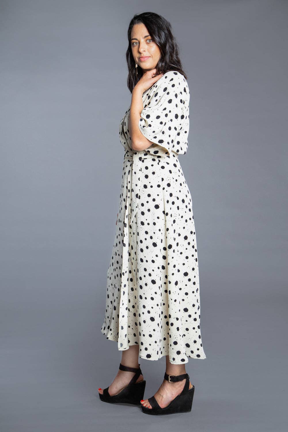Elodie Wrap Dress Sewing Pattern by Closet Core