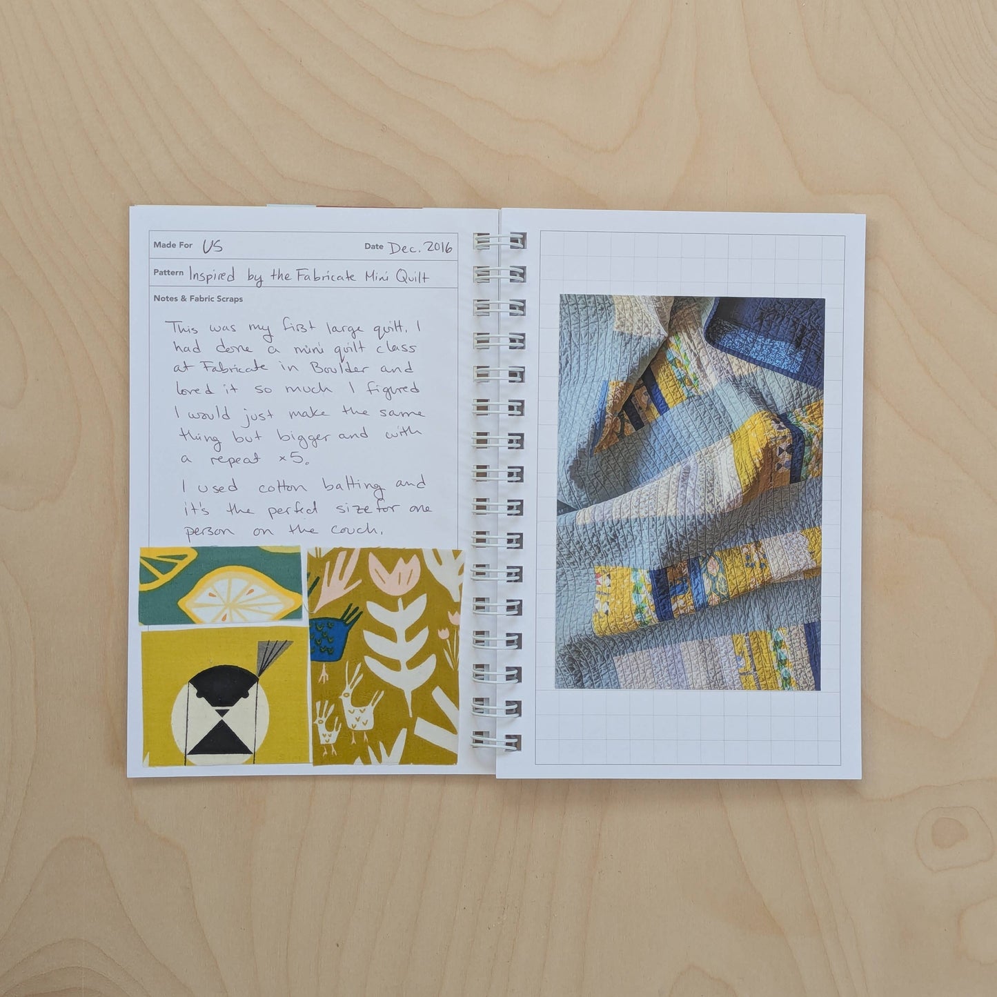 Quilt Journal