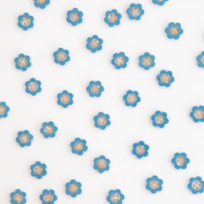 Blue Daisy Small 5/8" Buttons - by Sarah Hearts