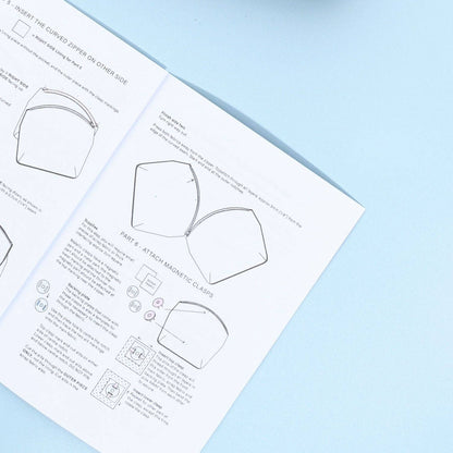 Arch Clutch Printed Paper Pattern | Sewing Pattern by KATM