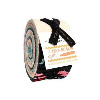 Ruby Star Society 1 800 Notion Jelly Roll Precuts ~ 2.5" x 44" Strips (40 Strips)