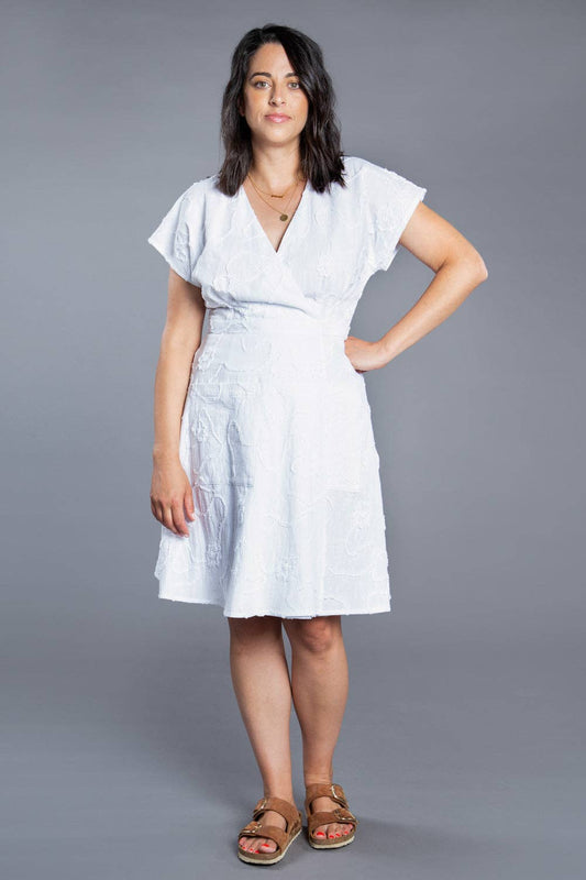 Elodie Wrap Dress Sewing Pattern by Closet Core