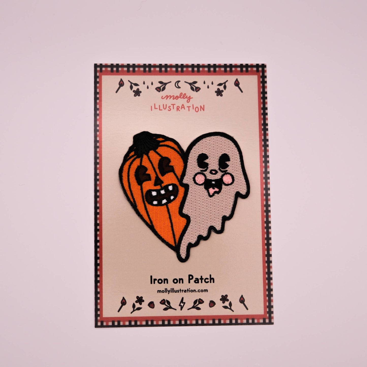 Spooky Pals Halloween Embroidered Iron On Patch