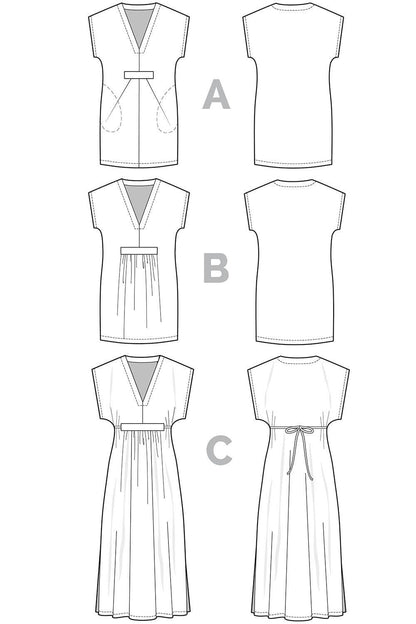 Charlie Caftan Sewing Pattern by Closet Core