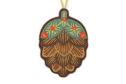 Pinecone - Felt Ornament Kit