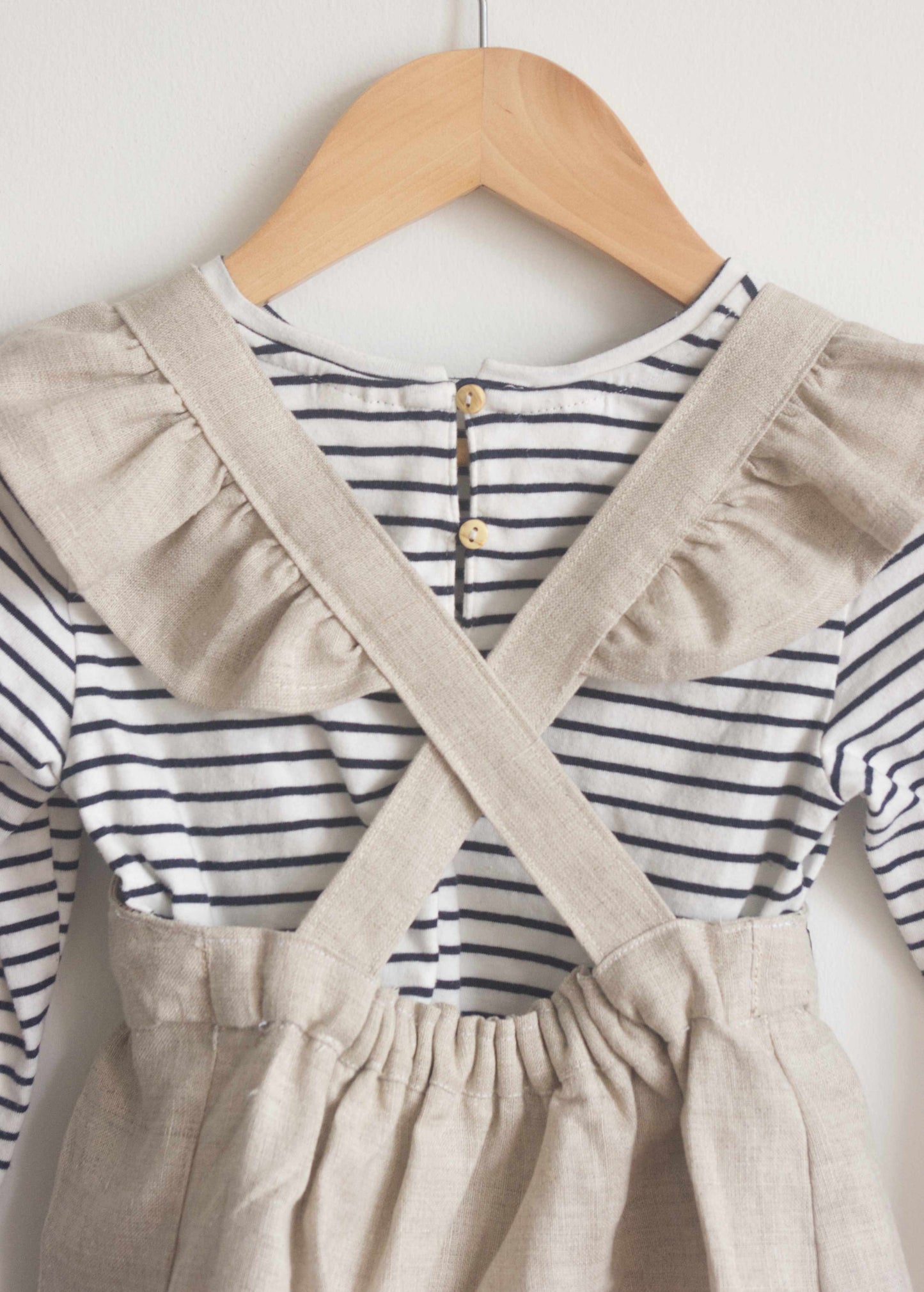 Pinafore Sewing Pattern for Toddlers & Little Kids - by fionna hanna