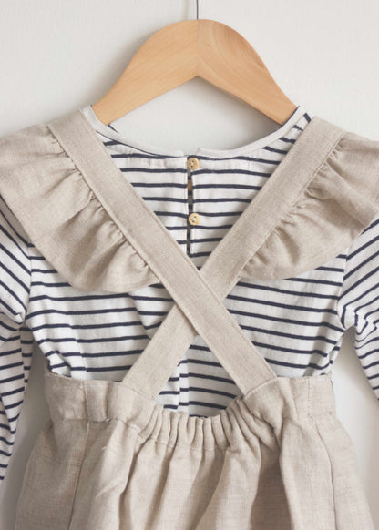 Pinafore Sewing Pattern for Toddlers & Little Kids - by fionna hanna