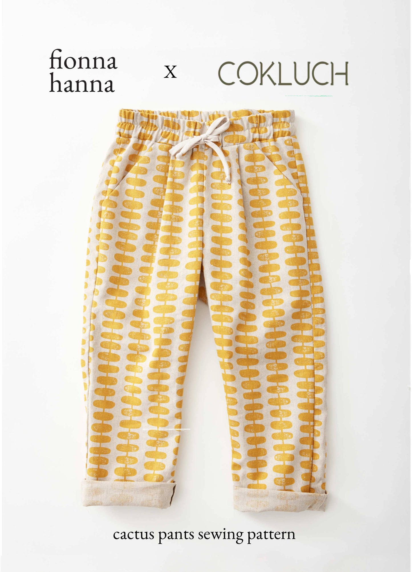 Cactus Pants for Toddlers & Kids - Sewing Pattern by fionna hanna x COKLUCH