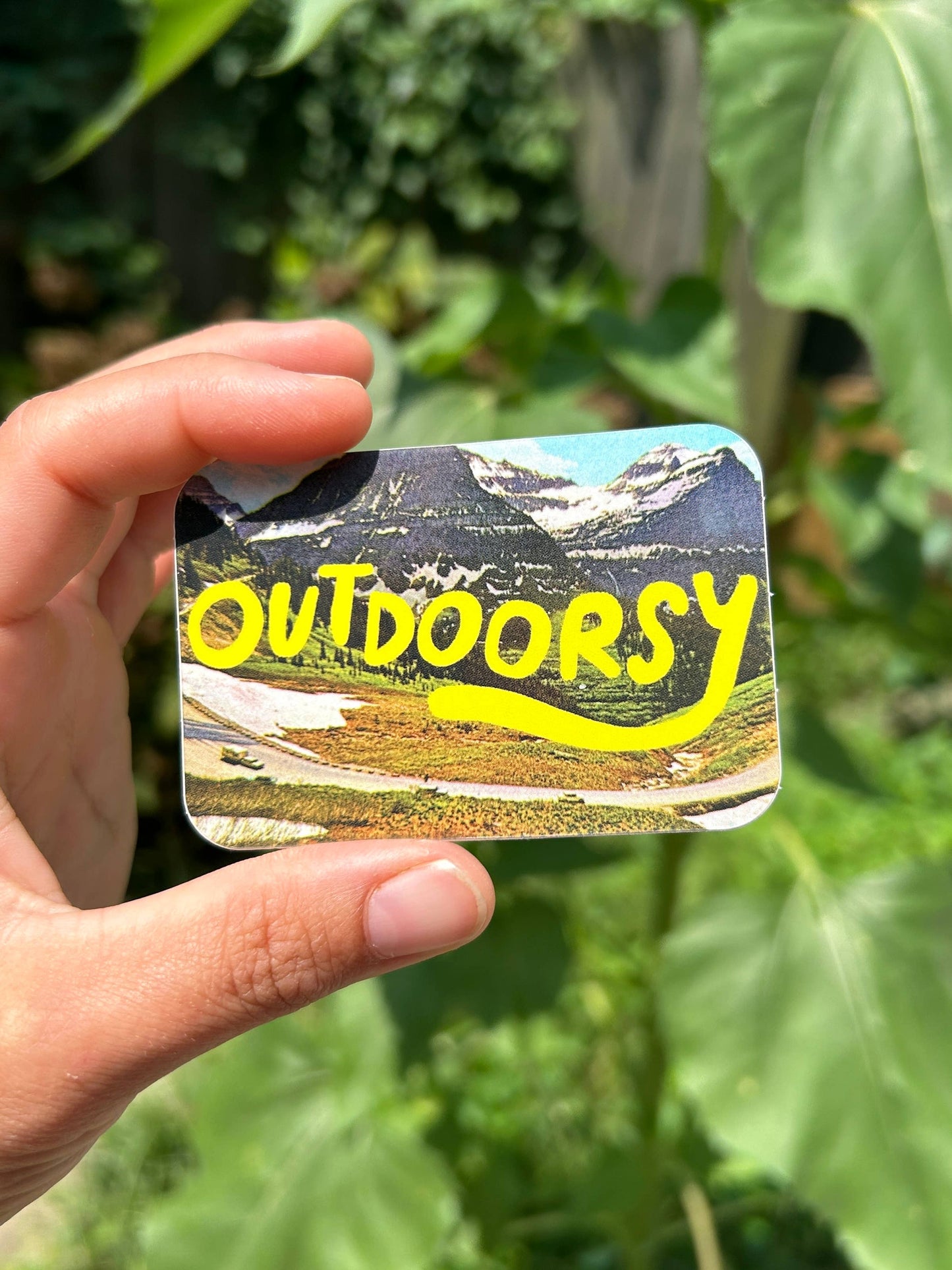 Outdoorsy Vinyl Sticker