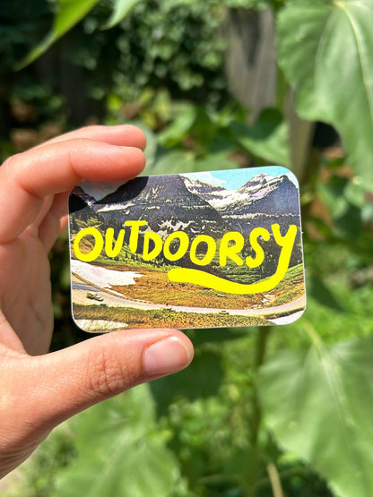 Outdoorsy Vinyl Sticker