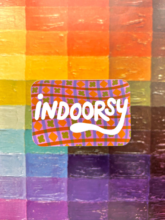Indoorsy Vinyl Sticker
