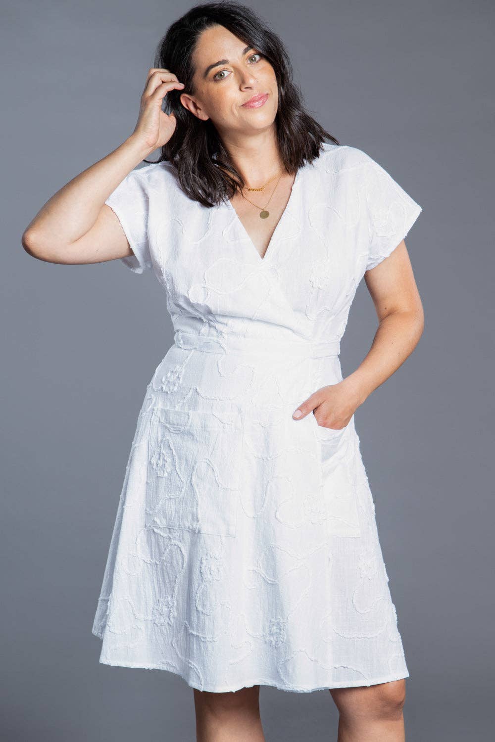 Elodie Wrap Dress Sewing Pattern by Closet Core