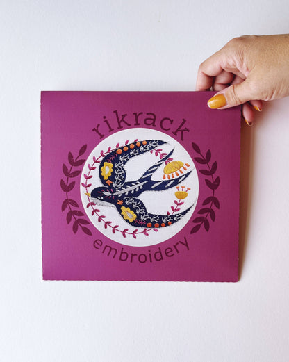 Sweet Swallow - Bird Embroidery Kit