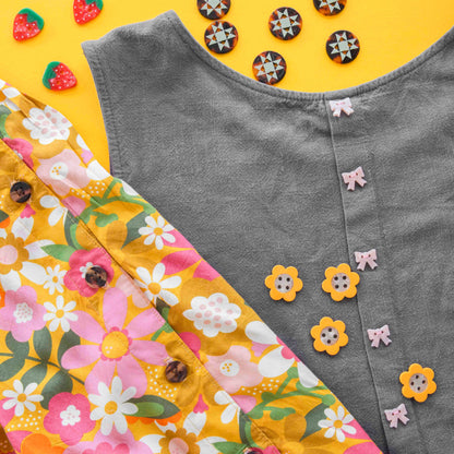 Strawberry Large 1" Buttons by Sarah Hearts