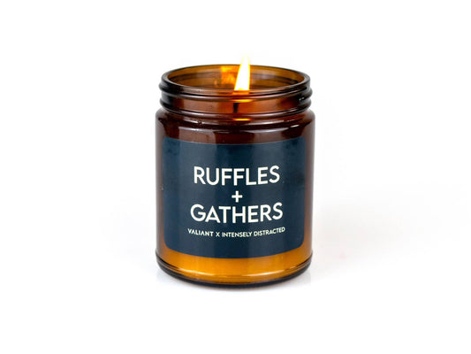 Ruffles + Gathers Candle | Peach & Cherry Blossom