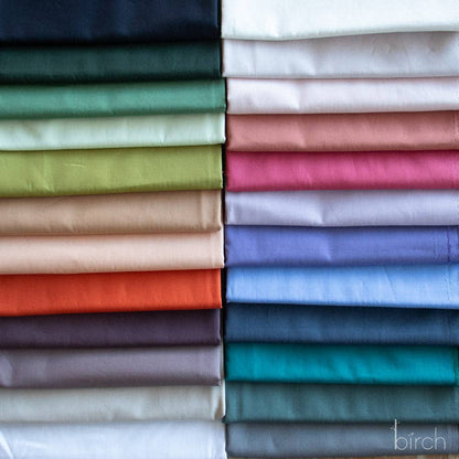 Serenity Solid Poplin Fat Quarter Bundle, 12 Total