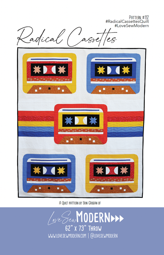 Radical Cassettes Quilt Pattern