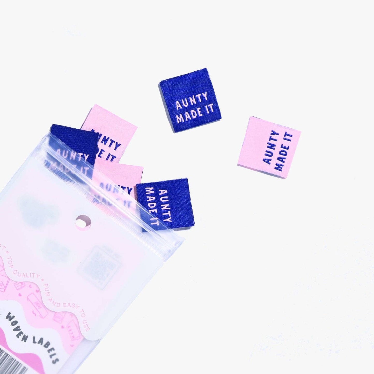 Aunty Made It Woven Labels - Pack of 6 Labels by KATM