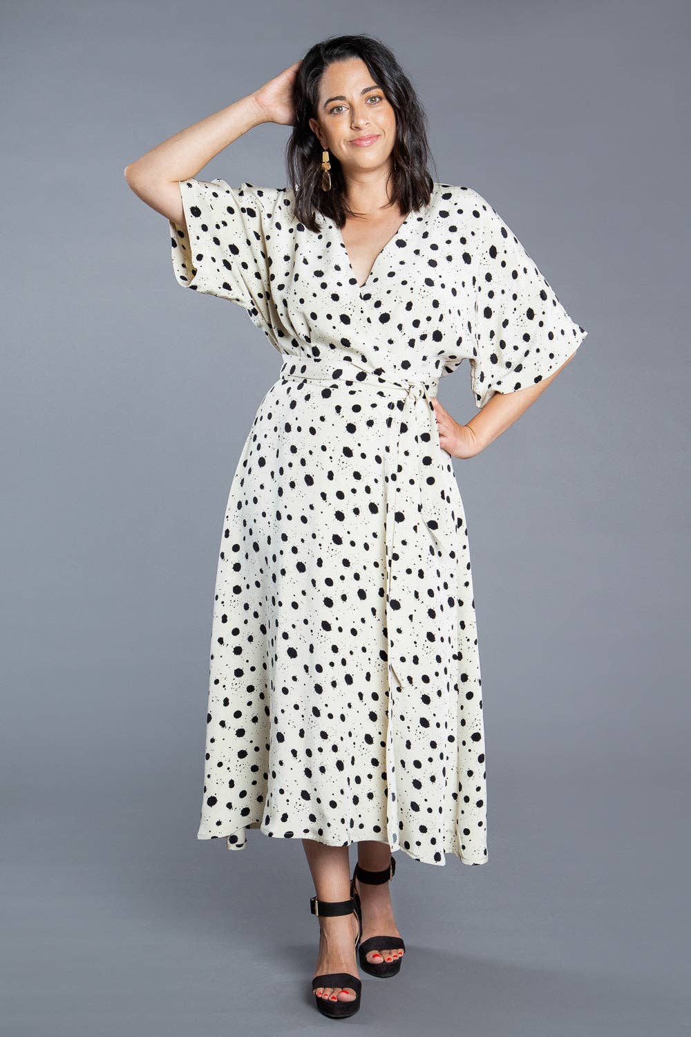 Elodie Wrap Dress Sewing Pattern by Closet Core