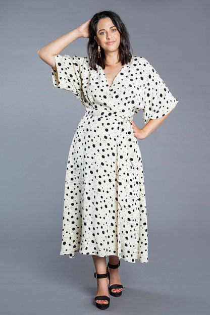 Elodie Wrap Dress Sewing Pattern by Closet Core