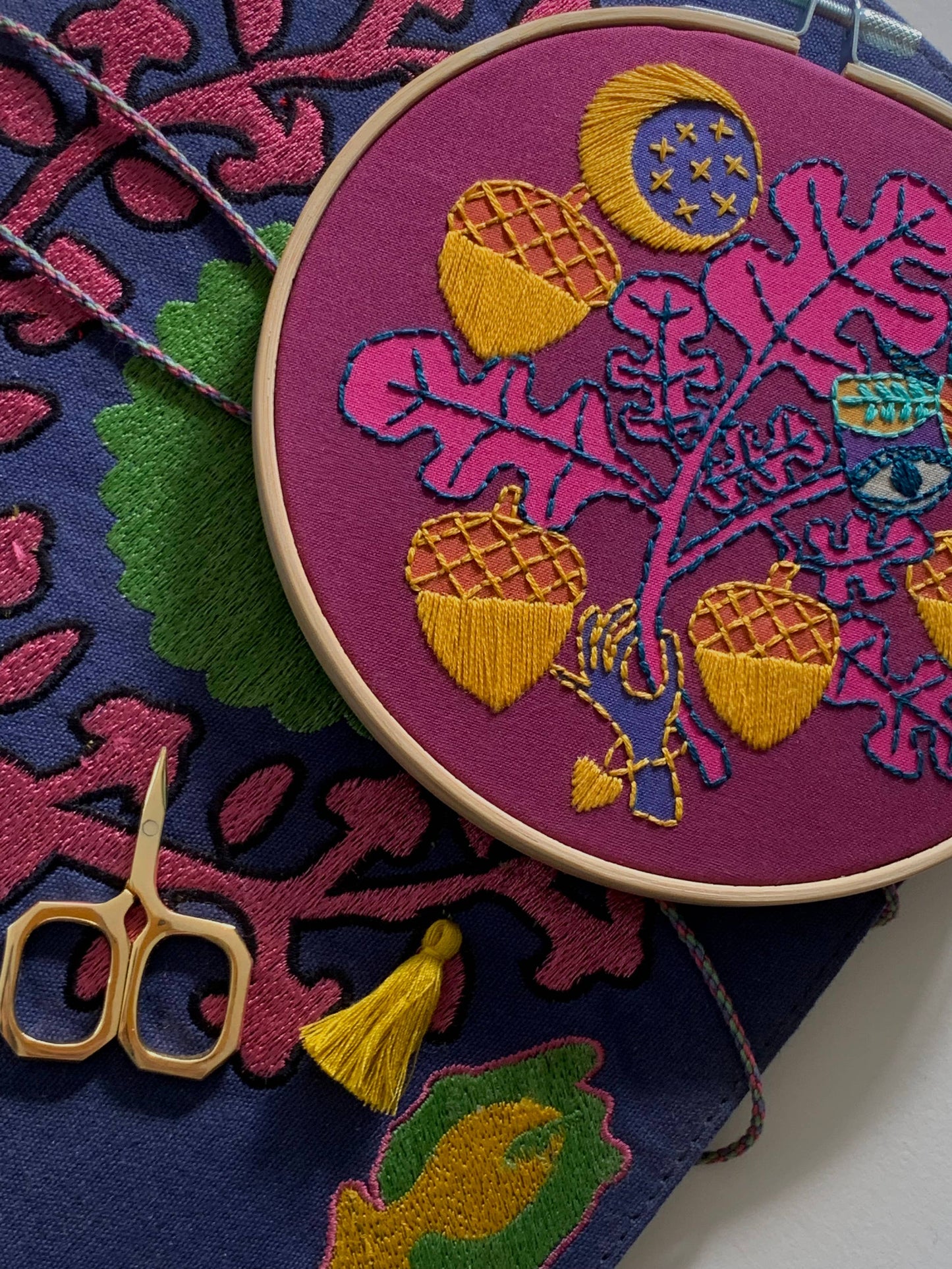 Acorns Embroidery Kit