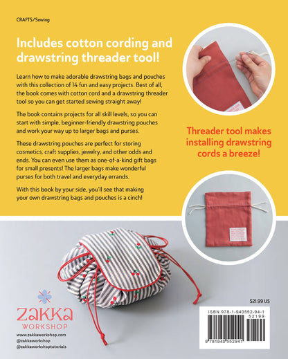 Sew Drawstring Bags: Book & Kit