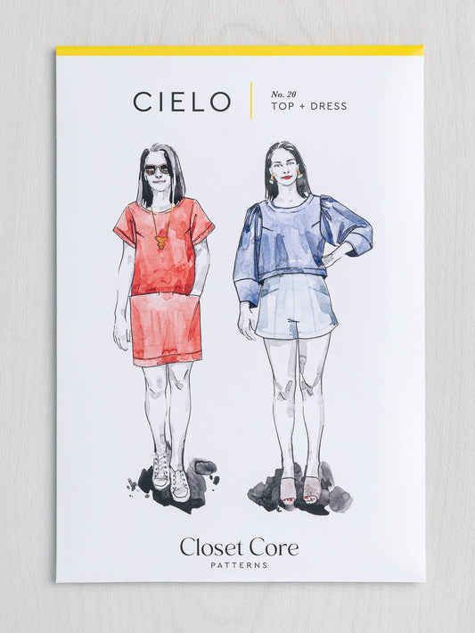 Closet Core Patterns - Cielo Top + Dress Sewing Pattern
