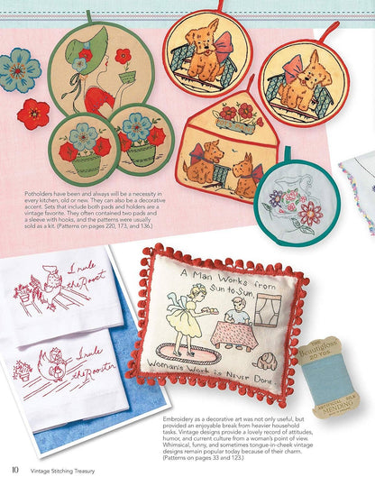 Vintage Stitching Treasury -More Than 400 Embroidery Designs
