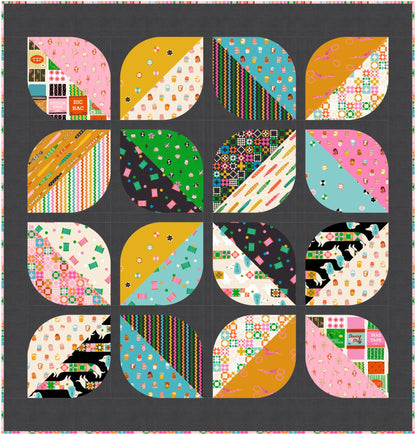Primrose Quilt Paper Pattern by Copper Kettle Quilt Company
