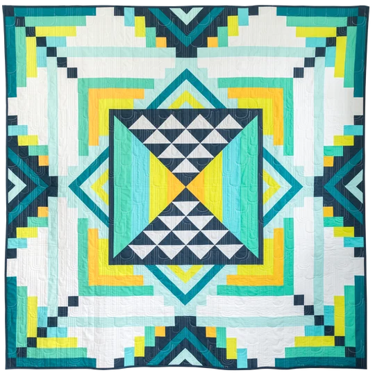 Diamond Flare Quilt Pattern - Paper Pattern by Toad & Sew