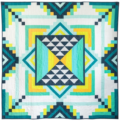 Diamond Flare Quilt Pattern - Paper Pattern by Toad & Sew