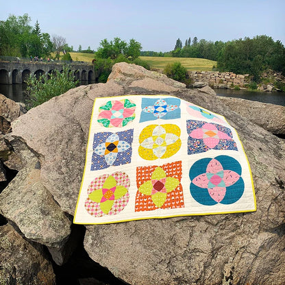 Folk Festival Quilt Paper Pattern by Holly Clarke Design