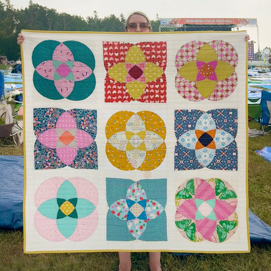 Folk Festival Quilt Paper Pattern by Holly Clarke Design