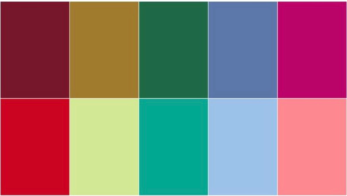 Happy Place Solids #4 Fat Quarter Bundle of 12 by Anna Maria Textiles
