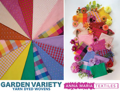 Yarn-Dyed Cotton Wovens - Garden Variety Collection by Anna Maria