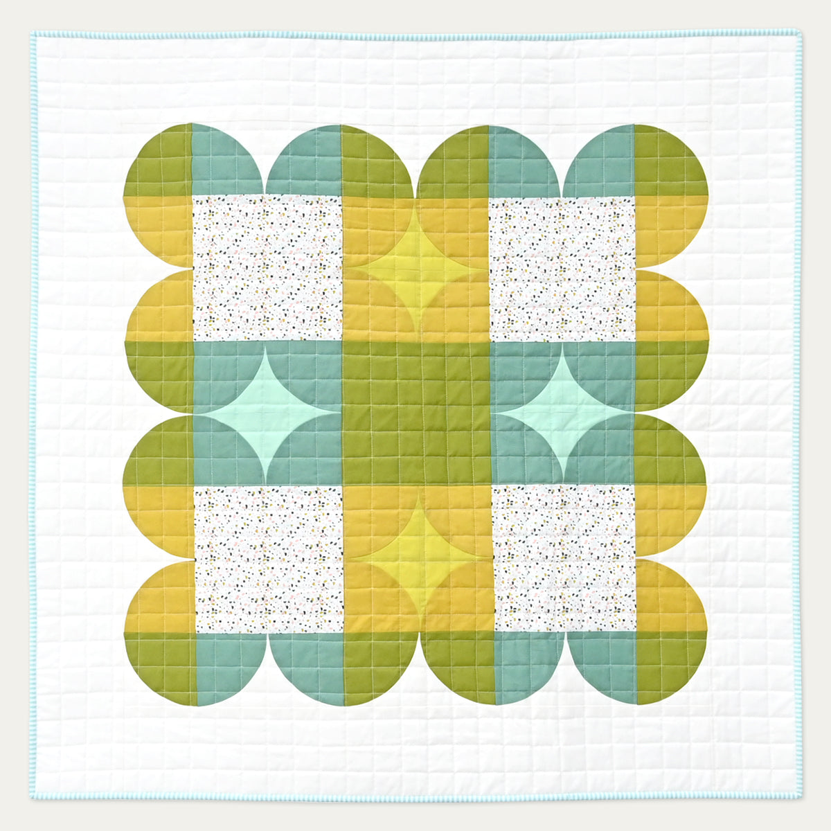 Gingham Glitz Quilt Paper Pattern by Holly Clarke Design