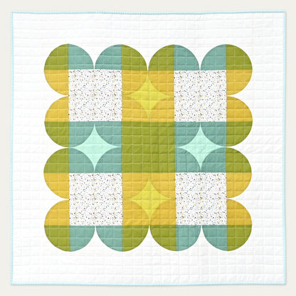 Gingham Glitz Quilt Paper Pattern by Holly Clarke Design