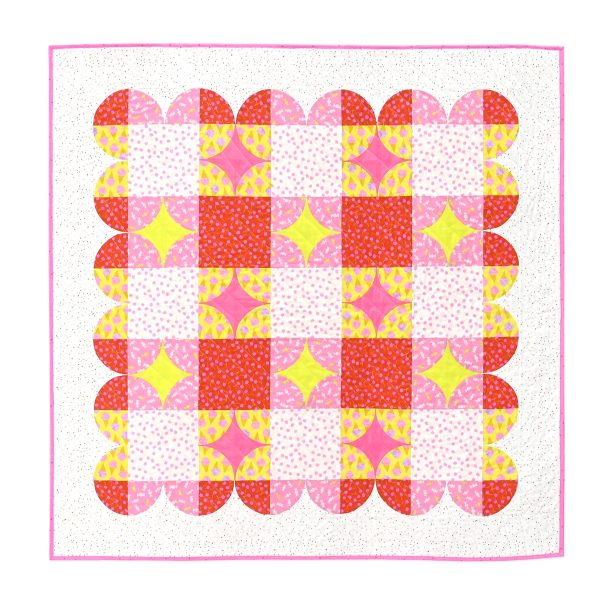 Gingham Glitz Quilt Paper Pattern by Holly Clarke Design