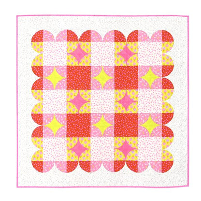 Gingham Glitz Quilt Paper Pattern by Holly Clarke Design