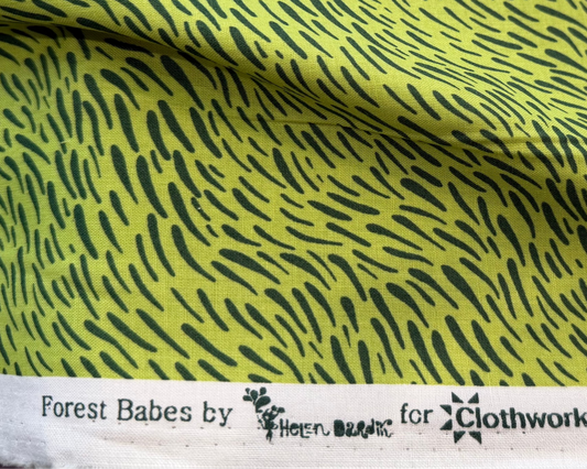 Forest Babes Flowing Grass - by Helen Dardik for Clothworks