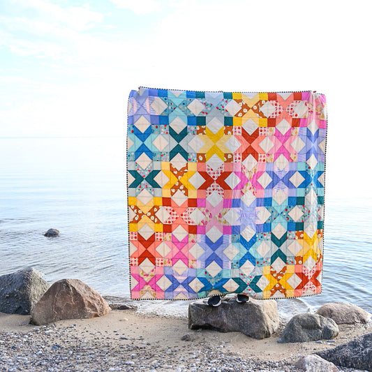 Ironwood Point Quilt Paper Pattern by Holly Clarke Design