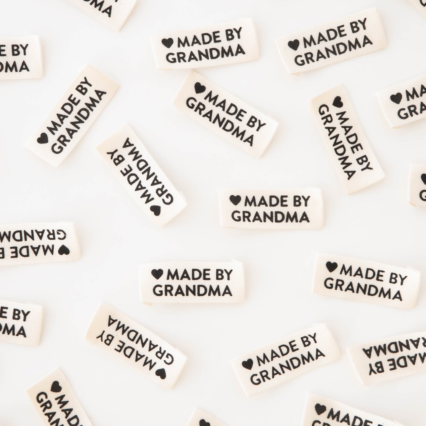 Made by Grandma Organic Cotton Sewing Labels