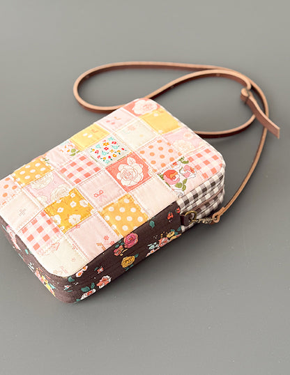 Minki Kim Sun Patch Crossbody Bag Full Color Paper Pattern