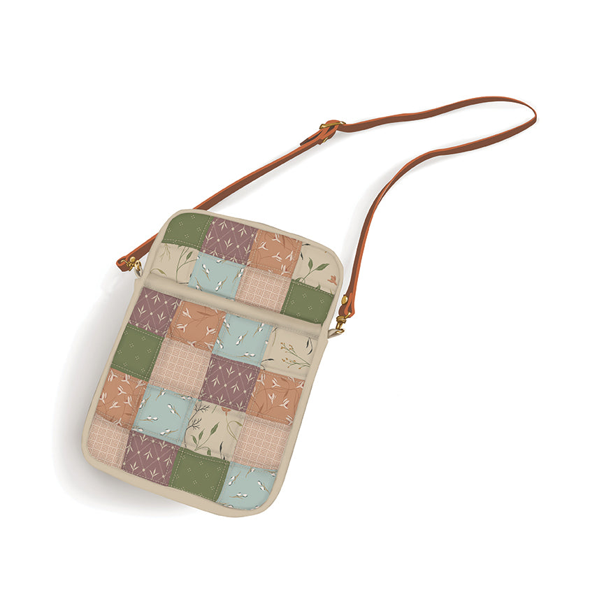 Minki Kim Sun Patch Crossbody Bag Full Color Paper Pattern