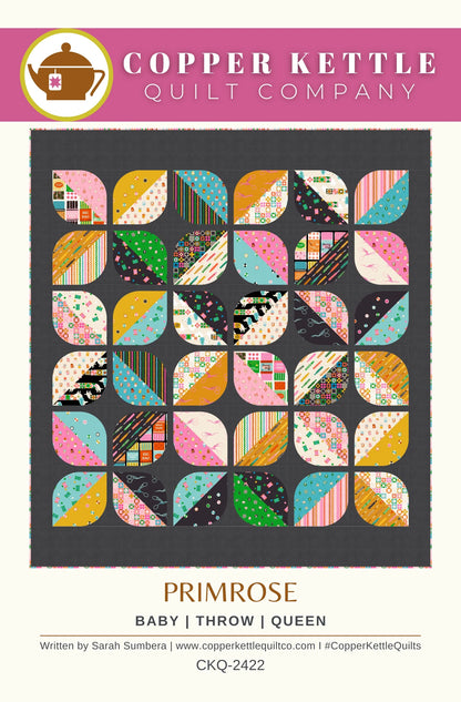 Primrose Quilt Paper Pattern by Copper Kettle Quilt Company