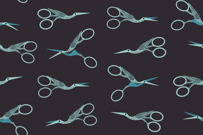 Stork Scissors in Soft Black - 1 800 Notion by Ruby Star Society